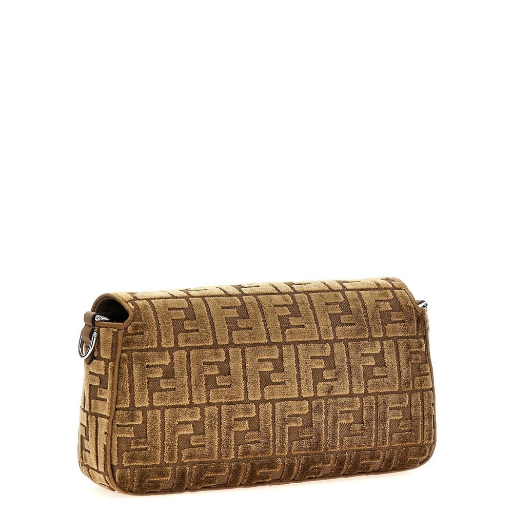 Fendi Baguette Shoulder Bag Business Brown Bags - Picture 2 of 4